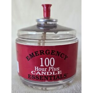 100 Hour Emergency Candle‎ Safe Clean-Burning Odorless Smokeless 3.5X4.5"